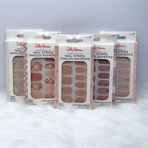 Sally Hansen Salon Effects Nail Strips Nude Bundle: 1005 1015 1030 1045 2005